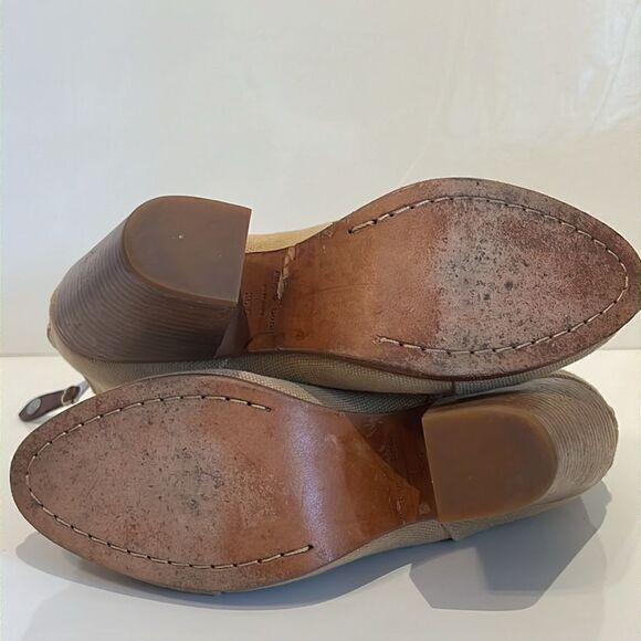 Rag & Bone Newbury Light Tan Canvas/Leather Ankle Boots Size 6.5‎ - Picture 13 of 16